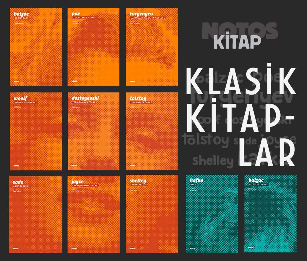 NotosKitap's tweet photo. Notos'tan Klasik Kitaplar Dizisi
Kapak tasarımları Emre Senan
#notoskitap #balzac #poe #turgenyev #woolf #dostoyevski #tolstoy #sade #joyce #shelley #kafka #emresenan https://t.co/rQw0C2axBV