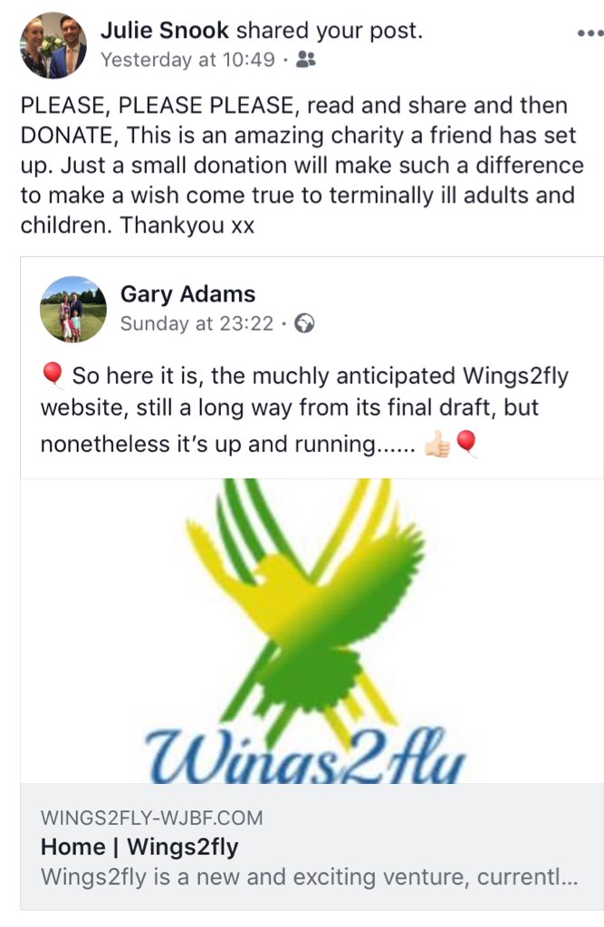 GazzaAdams's tweet photo. https://t.co/EhPyEPeK6z Please continue share our website.. Thank you 🚑 #nonprofit #startupcharity #PalliativeCare #paediactric #mnd #cancer #endoflifecare #wish #specialistcaretransport #Wings2fly #wjbf #Donations #gogetfunding https://t.co/8vay4ykz0X