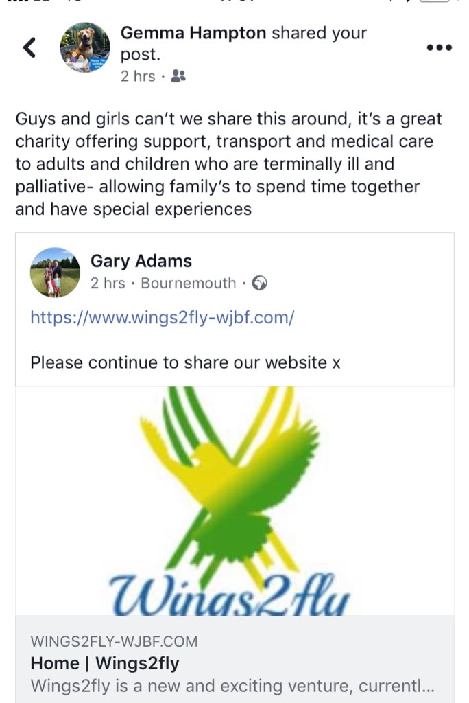 GazzaAdams's tweet photo. https://t.co/EhPyEPeK6z Please continue share our website.. Thank you 🚑 #nonprofit #startupcharity #PalliativeCare #paediactric #mnd #cancer #endoflifecare #wish #specialistcaretransport #Wings2fly #wjbf #Donations #gogetfunding https://t.co/8vay4ykz0X