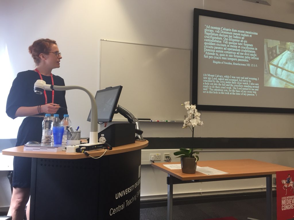 LineMBonde's tweet image. Maria Oen on the authority of Birgitta of Sweden #imc2018 #s606 #tracingthecode