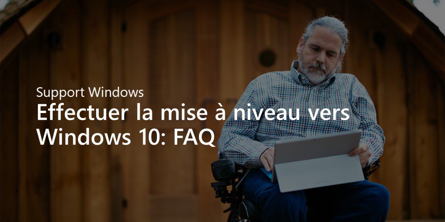 MSVousAide's tweet image. #WindowsSupport Voici une FAQ pour les questions que vous pourriez avoir sur la mise à niveau vers Windows 10: msft.social/ITyBOe