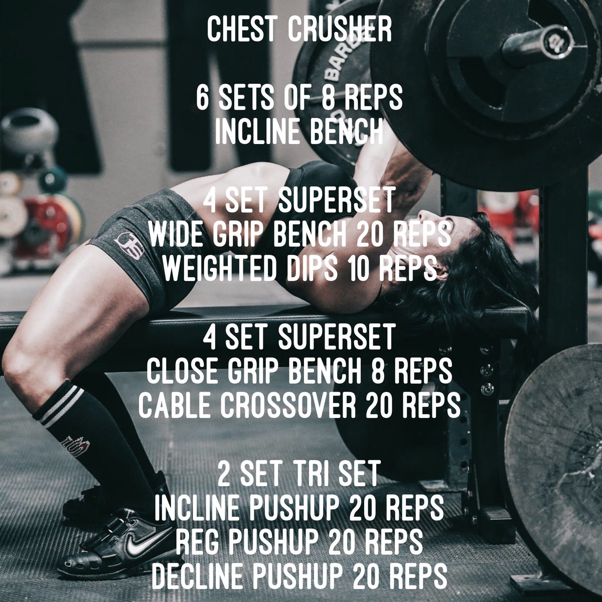 FindYour_Fit's tweet photo. #TuesdayMotivation #chestday #fitness #workout #sweat #gaintrain #FindYourselfFitness https://t.co/HIkQzglsKl