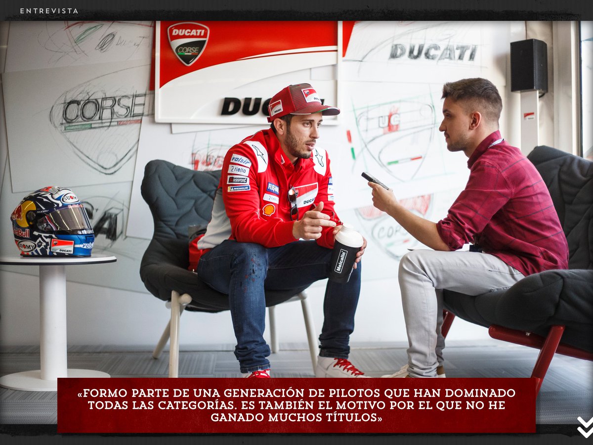 MotorbikeMag's tweet photo. ¿Has leído ya la entrevista con @AndreaDovizioso que encontrarás en el número 42 de nuestra revista interactiva. Aquí tienes unas cuantas pinceladas; puedes leerla al completo en #MBK42 y muy pronto en nuestra web 👉 https://t.co/XLMWV3W3vg https://t.co/ORK7OoBxaU