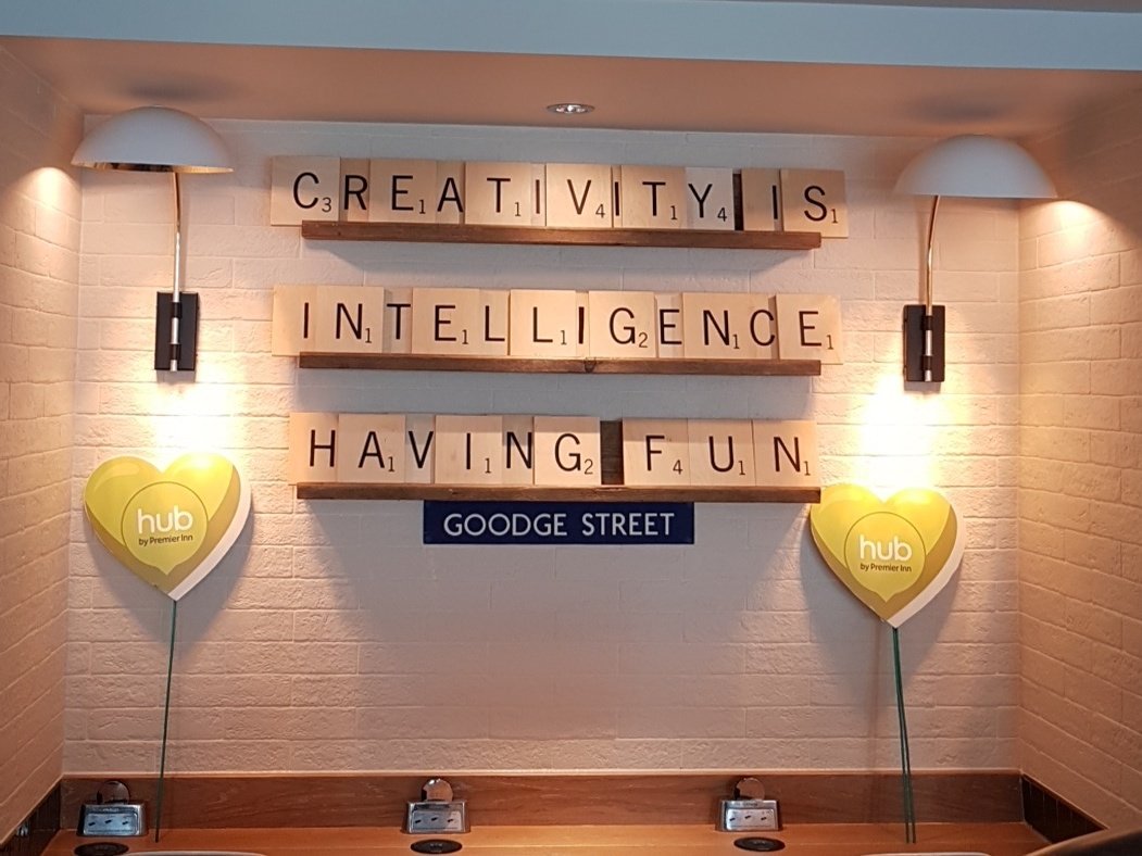 Because hub Goodge Street is all about being creative #happytuesday  #funtuesday #blueskies #creativity #alberteinsteinsay <a href="/DwLondons/">David Watson</a> <a href="/meymey489/">Mey Mey</a> <a href="/FcCrea/">Francesco Crea</a> <a href="/Vrito981/">Vito Riolo</a> <a href="/paddymooner/">Patrick Mooney</a> <a href="/SDEBDD/">simon ewins</a>