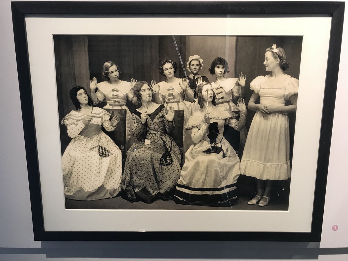 Can you find June? See if you can spot the future model in the photo. Share your answers with us. You can come and see this photograph and more of June Duncan in our Model Image exhibition on display now bit.ly/2yxEld