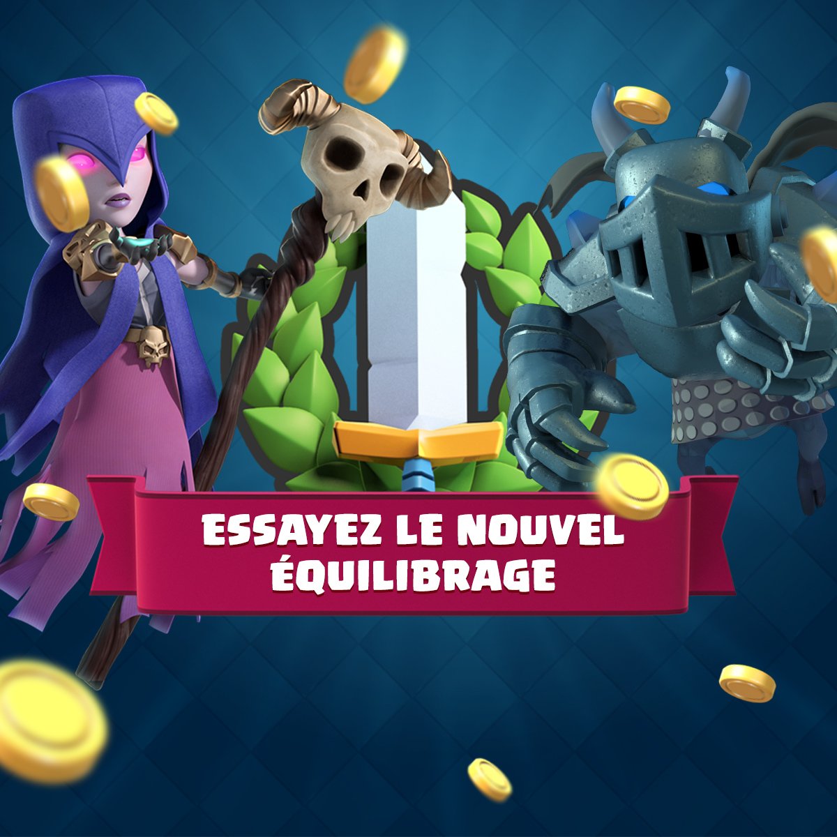 ClashRoyaleFR's tweet photo. Nous organisons un tournoi 1000 joueurs pour tester le nouvel équilibrage ! 🏆

Infos et mot de passe à 250 retweets 💪 https://t.co/6WHSIrTfSV