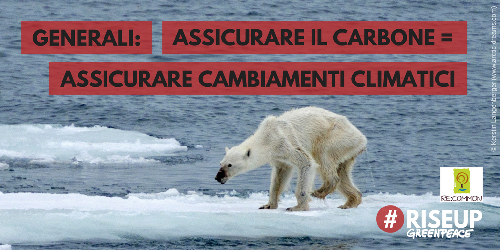 Greenpeace_ITA's tweet photo. La lignite, il #carbone della centrale di Ledvice, è il più inquinante: @GeneraliItalia assicurarlo vuol dire assicurare il cambiamento climatico e non rispettare gli impegni che avete preso! #quitcoal #CambiamentoClimaticoAssicurato #3luglio #climatechange https://t.co/tNNEC99mU8