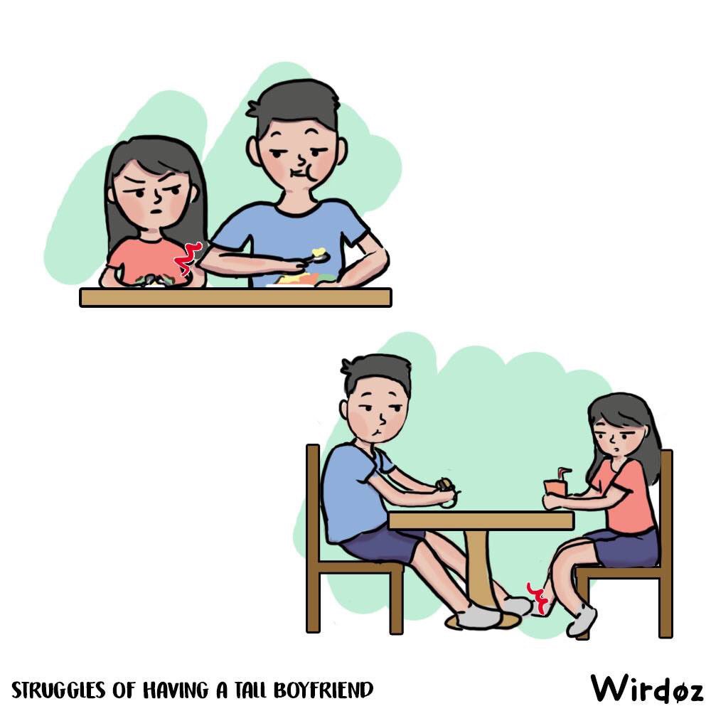 hellowirdoz's tweet photo. Struggles of Having A Tall Boyfriend https://t.co/WS7bdVdndH