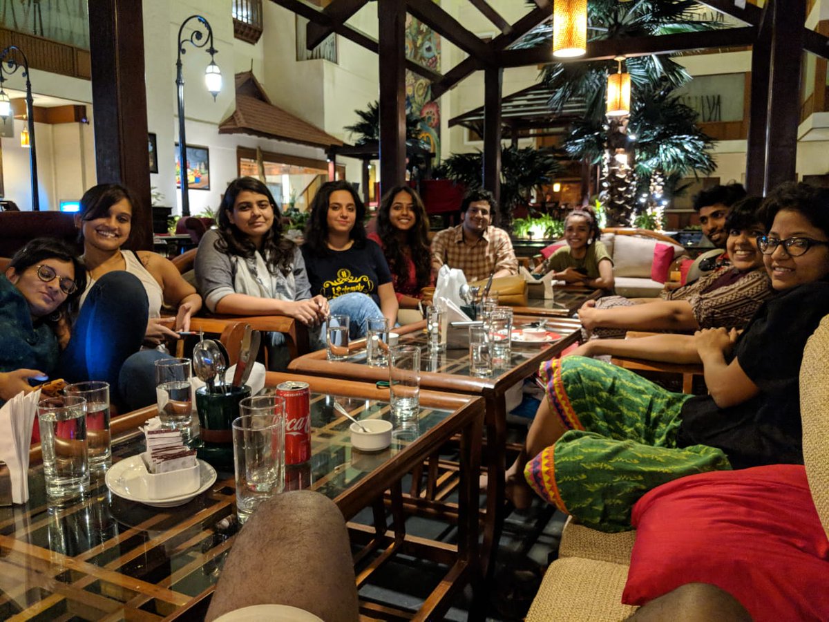 PinkLemonadeIn's tweet photo. Water, water everywhere — makes us want to swim! Here are our #Zesters welcoming this year’s rains with a swimming session at The Paul, Bangalore.
#pinklemonadeofficial https://t.co/OfU0d9GmHg