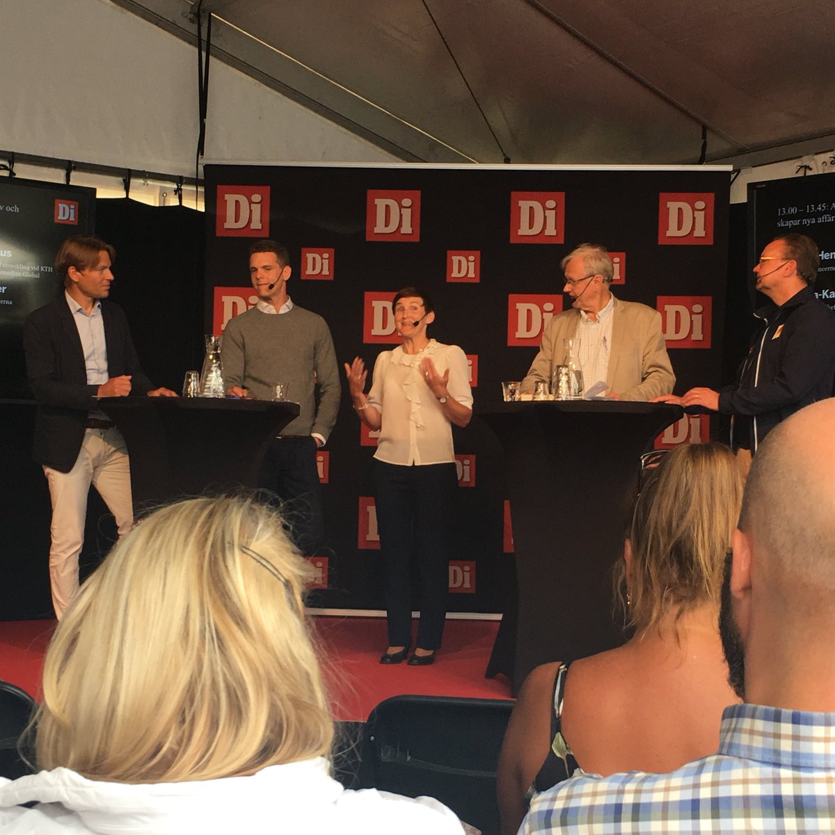 Plastseminarium nu med <a href="/storaenso/">Stora Enso</a> och <a href="/arlasverige/">Arla Sverige</a> hållbarhetschef Anna-Karin Modin Edman. Framtidens förpackningar måste både vara hållbara, designade för ändamålet, och skydda produkten. Trä är ialla fall en del av lösningen #almedalen #klimat #miljö #hållbarhet