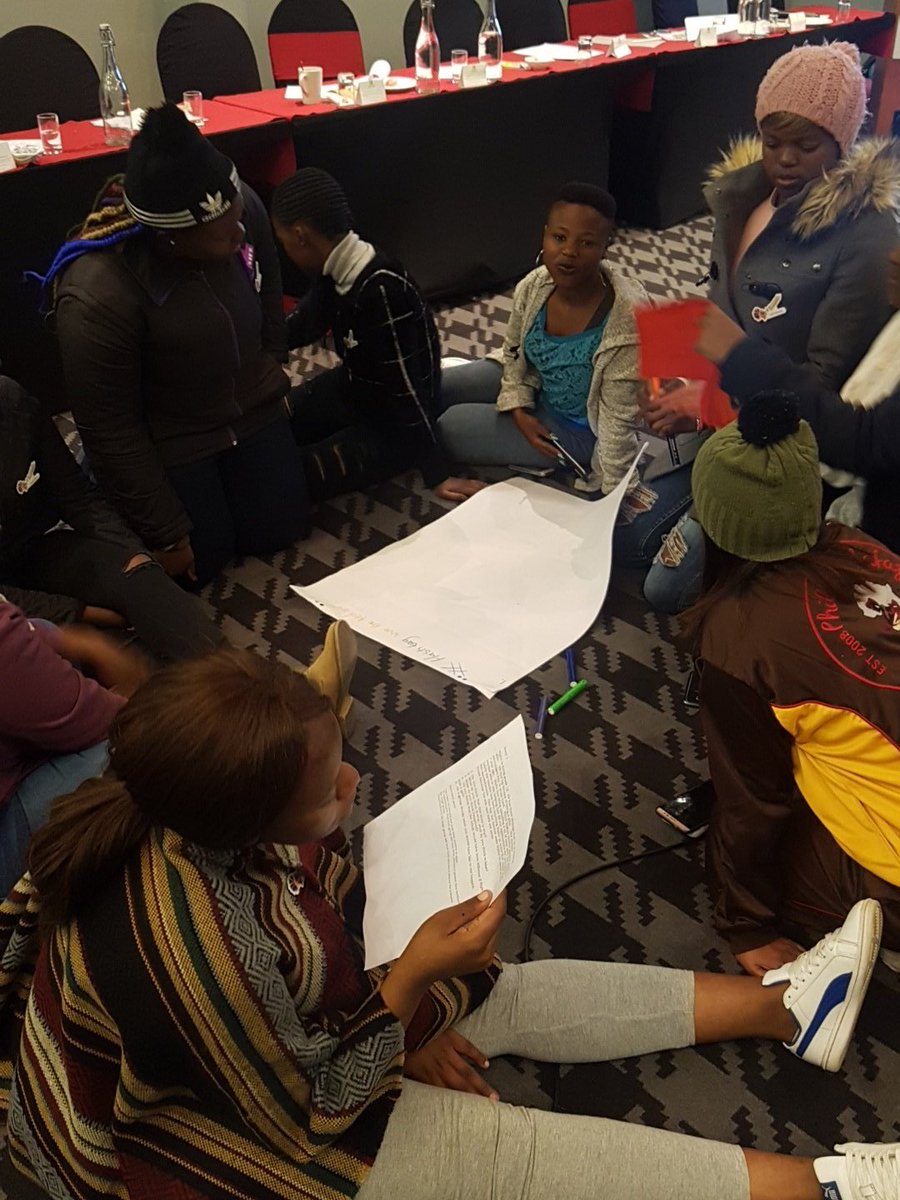SheConquersSA's tweet photo. Activities at the #BrandCouncil workshop!
#Continue2Conquer @BWiseHealth @loveLifeNGO @ActivateZA @UNFPASA https://t.co/92or6IVy6q