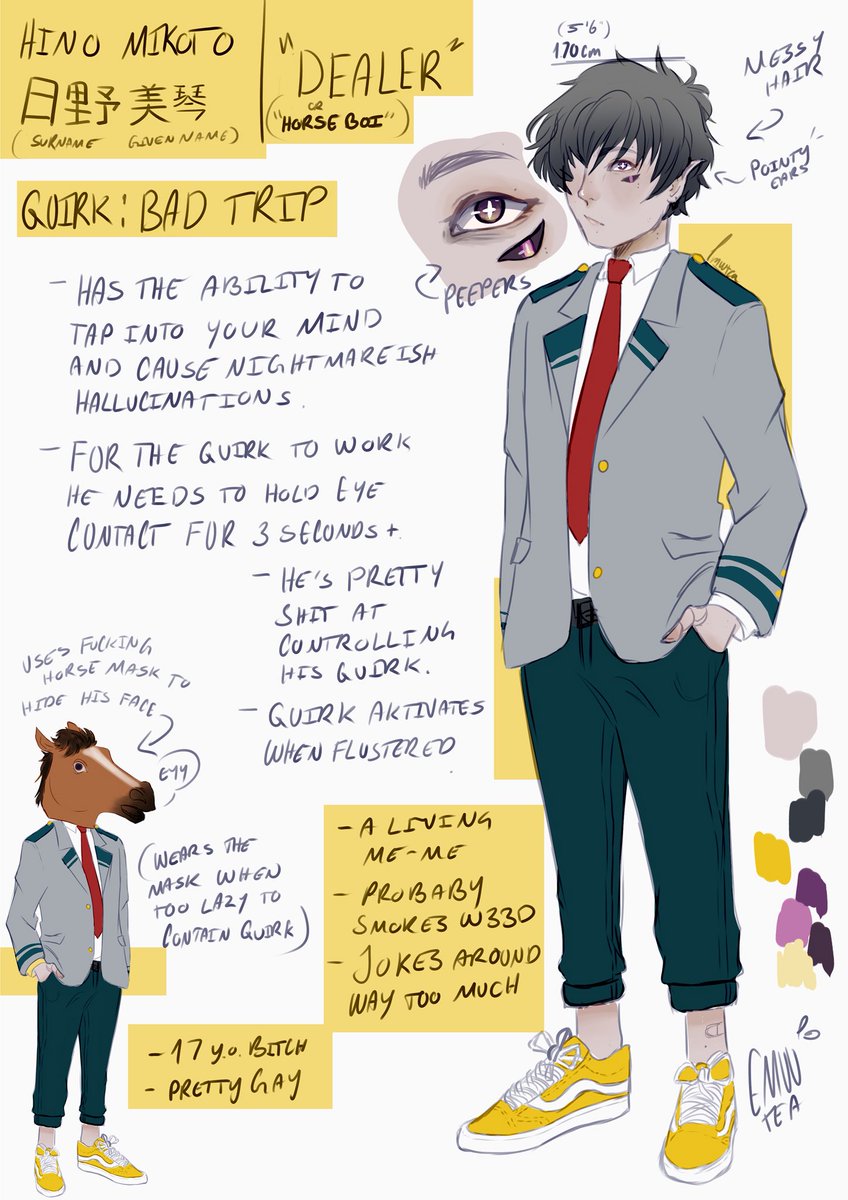 Mik0toe's tweet image. “𝘿𝙤𝙣’𝙩 𝙨𝙩𝙖𝙧𝙚 𝙛𝙤𝙧 𝙩𝙤𝙤 𝙡𝙤𝙣𝙜,”

- 𝓗𝓲𝓷𝓸 𝓜𝓲𝓴𝓸𝓽𝓸
- New OC
- lit/semi-lit
- Ships w/ chem
- #BNHARP | #BNHAoc
↻ // ♡ 

Other info bellow // it’s a mess, but in my defence he started out as a joke and I took it too far