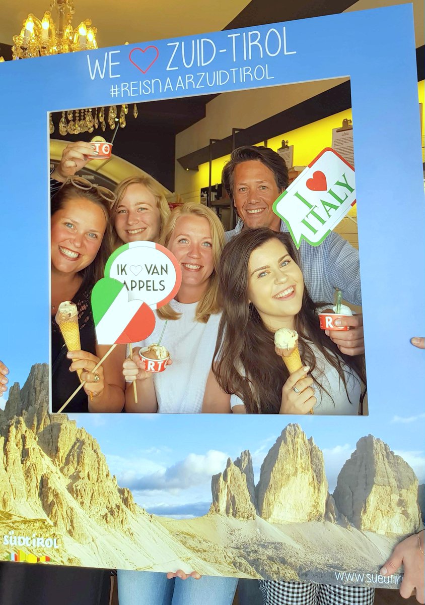 We gingen vandaag langs bij <a href="/robertogelato/">Roberto Gelato</a> in #Utrecht. Met deze ijssalon hebben we een speciale actie waarbij je een reis naar #ZuidTirol kunt winnen! Daarnaast kun je de speciaal gemaakte 'smaak van Zuid-Tirol' proeven. Jammie!🍦De actie loopt nog tot 12 juli 🤗