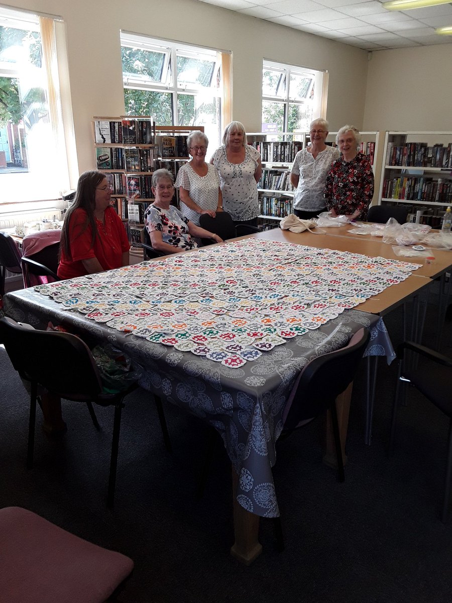 Craft and chat ladies been very busy this morning! #lovetuesdays #StanleyLibrary #craftandchat