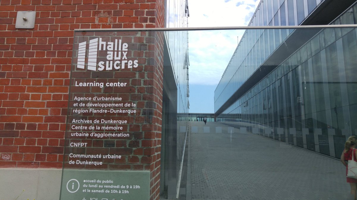 clemenceRmp's tweet photo. Présentation et découverte du learning center "ville et territoire" #lahalleauxsucres à @Dunkerque ! https://t.co/aj1xVk2pvo