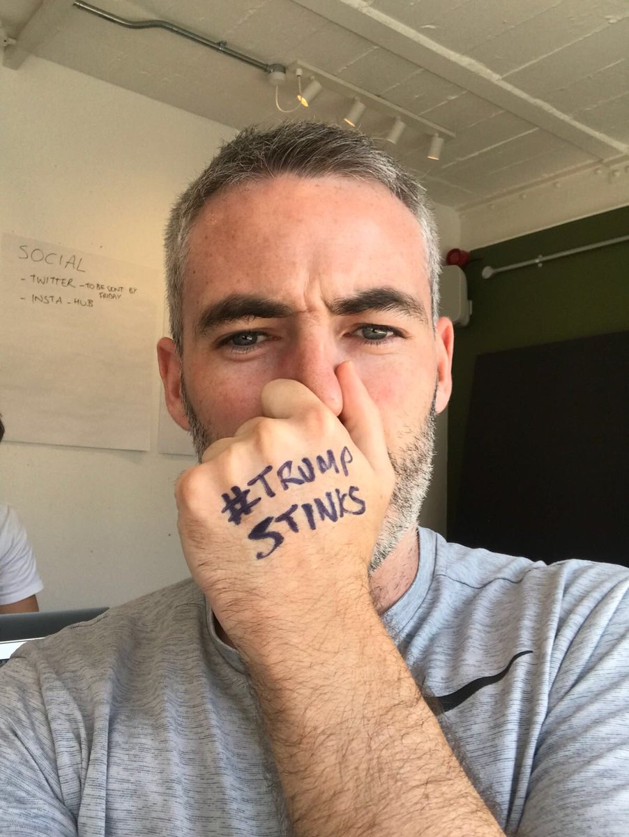 marthigh's tweet image. #trumpstinks because his hair looks like shredded wheat