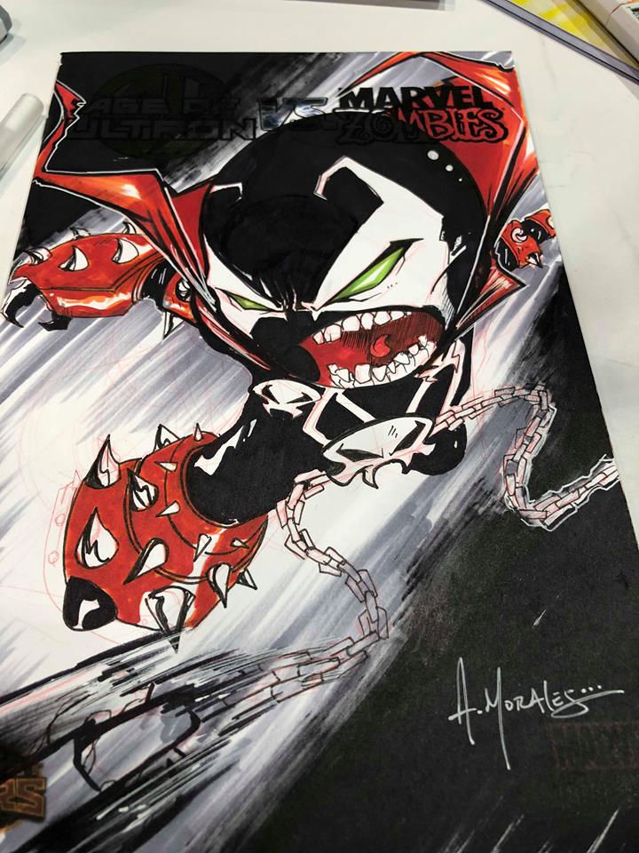 Angryrooster2's tweet photo. @Todd_McFarlane Just got done doing Amazing Vegas con and would like to show you some work for your SPAWN KILLS EVERYONE. Would like chance to show you more and get your thoughts https://t.co/oqGcn9tVNp