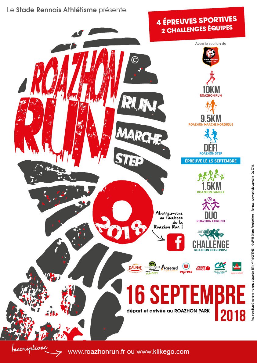 AthleRennes's tweet photo. L'affiche pour cette troisième édition de la #RoazhonRun !

Inscriptions ▶️ https://t.co/k5FOyrTXLI https://t.co/j6zN9bMIIF