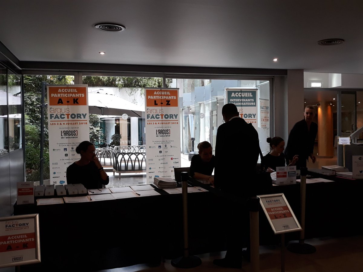 nathgaudin's tweet photo. #ArgusFactory l'accueil se prépare à accueillir à 14h30 les + 400 inscrits pour cette 1ere édition dédiée à #innovation #Transformation #assurance #startup @argusassurance https://t.co/dg55S5Qzp2