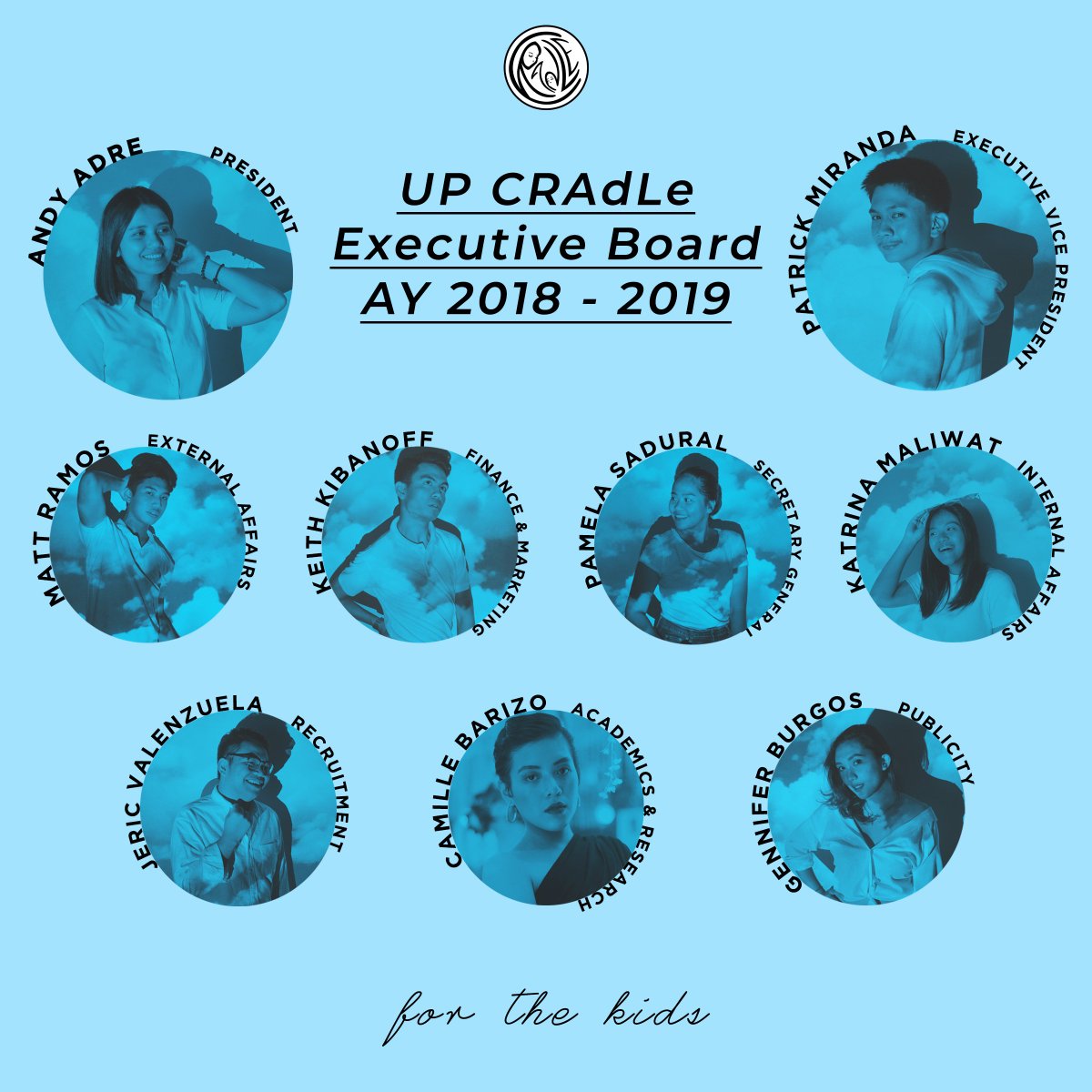 upcradle's tweet photo. UP CRAdLe presents its new members of the Executive Board for Academic Year 2018 - 2019! 

May you be exemplary children's rights advocates always and in all ways. 

#EB13 #ForTheKids https://t.co/MQ3w6F7YnS