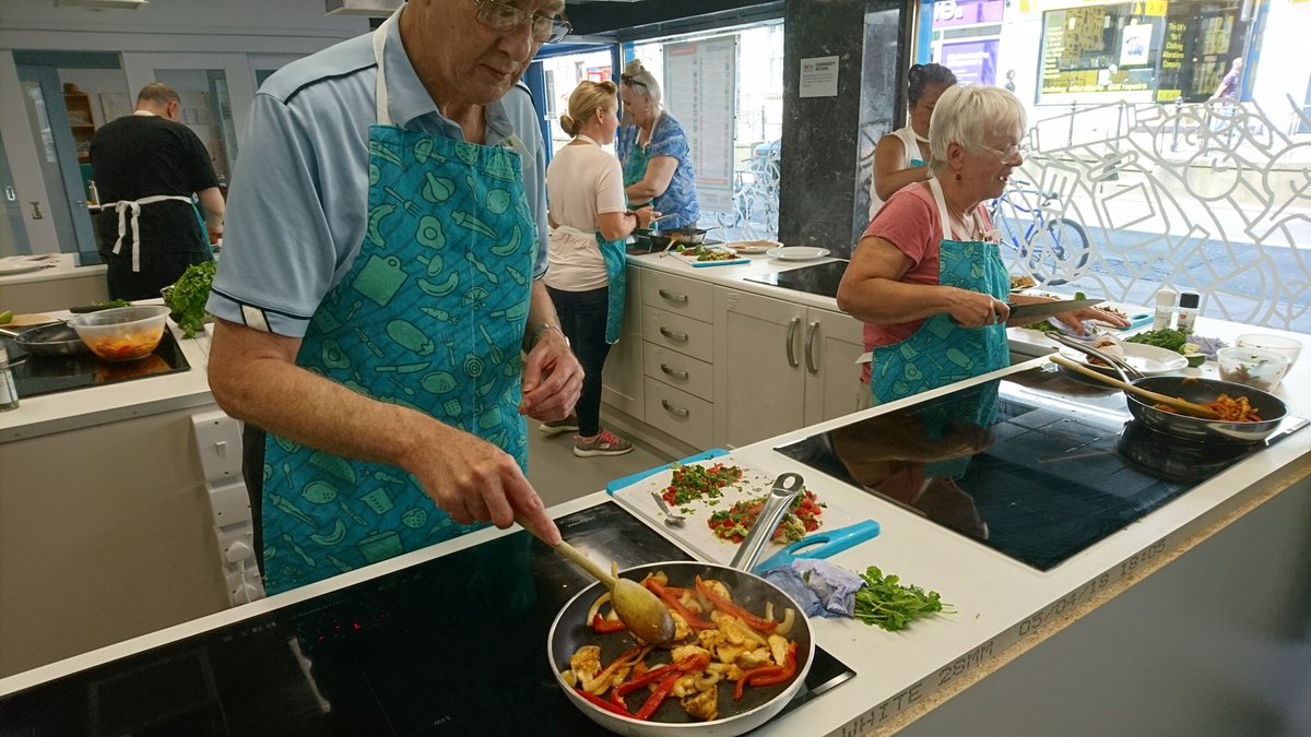 BtnKitchen's tweet image. As the sun beat down outside, there was a touch of Mexico on the menu today inside the Kitchen on the @JamiesMOF course. Hot, nutritious and decidedly tasty #Fajita #CommunityCooking #KeepingCookingSkillsAlive