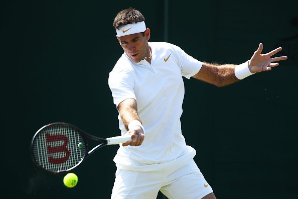 #Wimbledon| <a href="/delpotrojuan/">Juan M. del Potro</a> debuta con triunfo 6-3 6-4 6-3 ante el alemán Peter Gojowczyk. En 2R chocará ante Feliciano López.