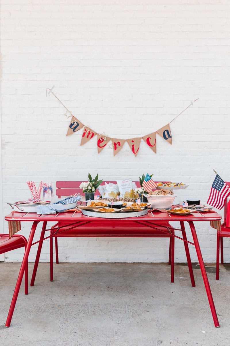 cfafireroad's tweet photo. Now look at that party spread! 😍Order Chick-fil-A Catering for your 4th of July celebration.

**Please note, Chick-fil-A Fire Road will be open 8am-6pm on Wednesday, July 4th** https://t.co/g44Kd4Xp7K
