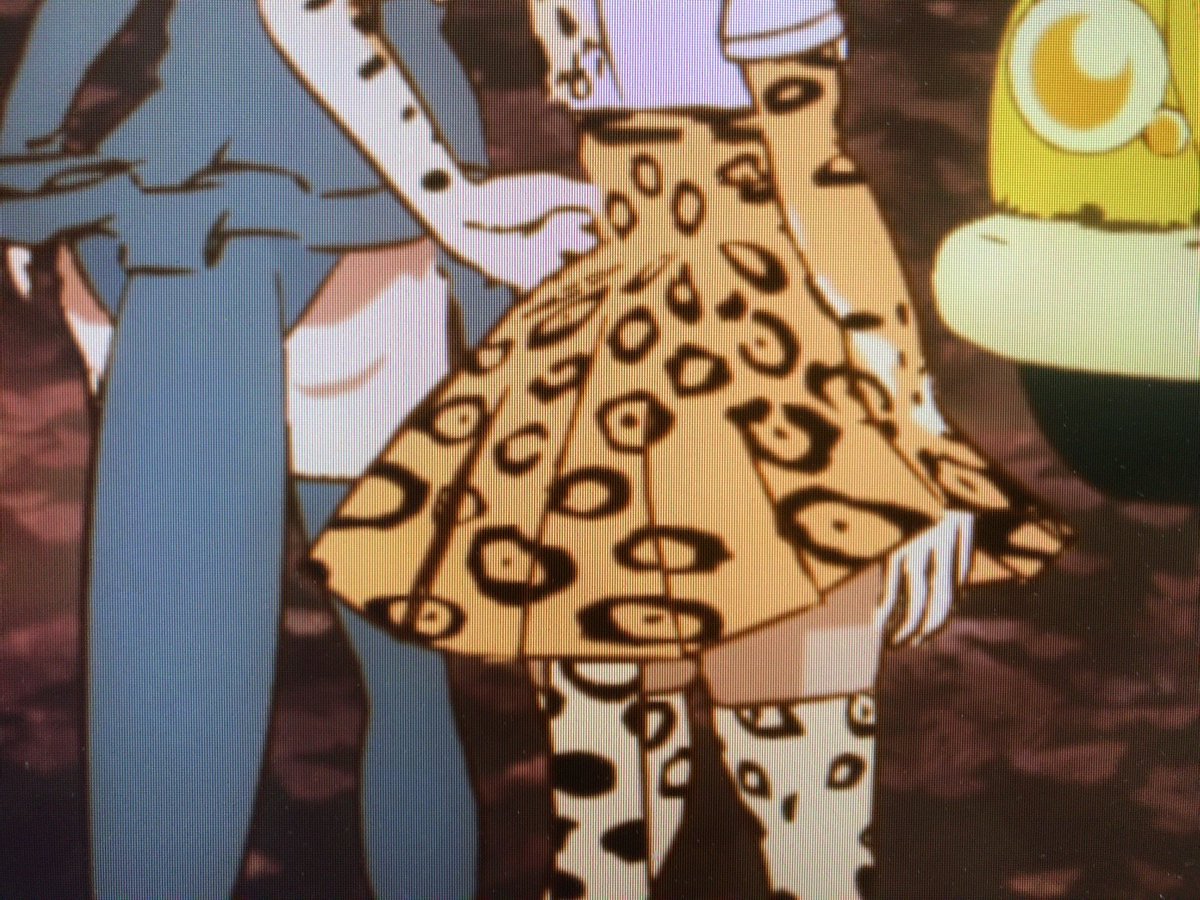 けものフレンズ ジャガーさんのスカートの柄がマッピングされる けもちゃん