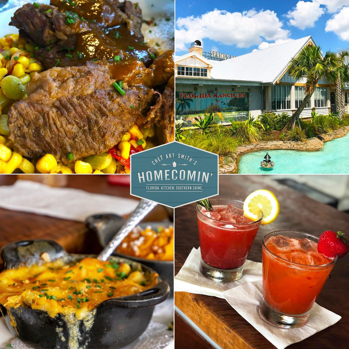 HomecominFL's tweet photo. Care to make your #4thofJuly even MORE memorable? We can help! Join us for some Southern flare &amp; fare as we celebrate Old Glory with great food &amp; specialty drinks all from @ChefArtSmith's place!! 🔴⚪🔵
➡️Menu: https://t.co/DWvCcb5gac
@DisneySprings #HomecominFL https://t.co/4jhD1ikmAb