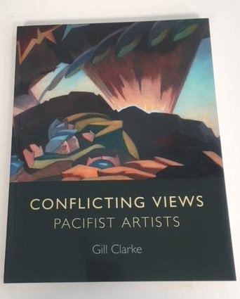 It's been a great first week of our exhibition 'Conflicting Views: Pacifist Artists'. Come along and see us - the show runs until 7 October '18 and is accompanied by this lovely illustrated book written by Dr Gill Clarke #ottergallery #exhibition #universityofchichester #book