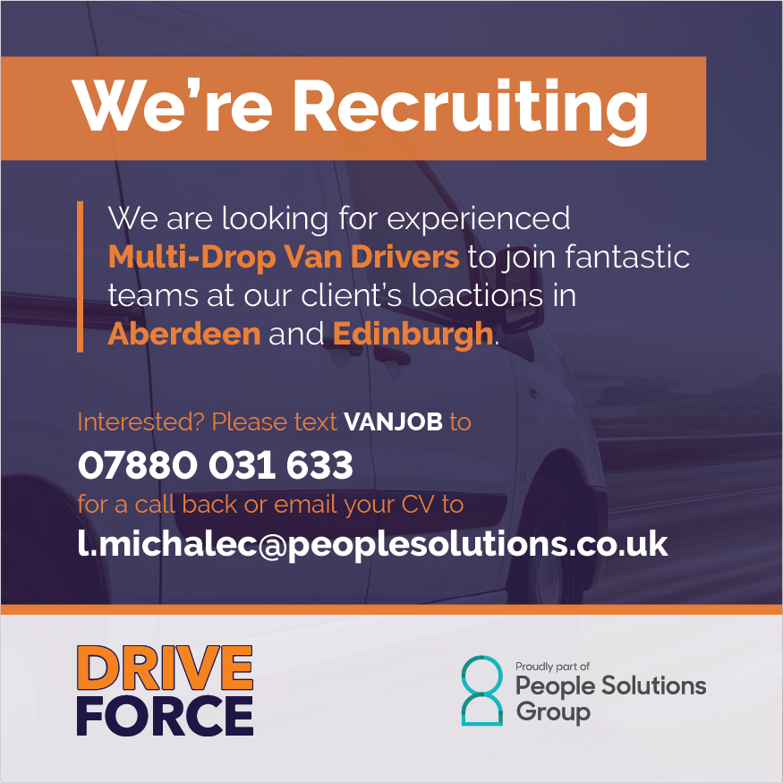 ThePeopleSolGrp's tweet photo. We are looking for Multi-Drop Van Drivers to join our client's teams in Aberdeen and Edinburgh.

If you're interested, text 'VANJOB' to 07880 031 633
or email your CV to:
l.michalec@peoplesolutions.co.uk

You can also find more jobs on our website, visit: https://t.co/Rro5iPYVMs https://t.co/QKPaZFQbwz