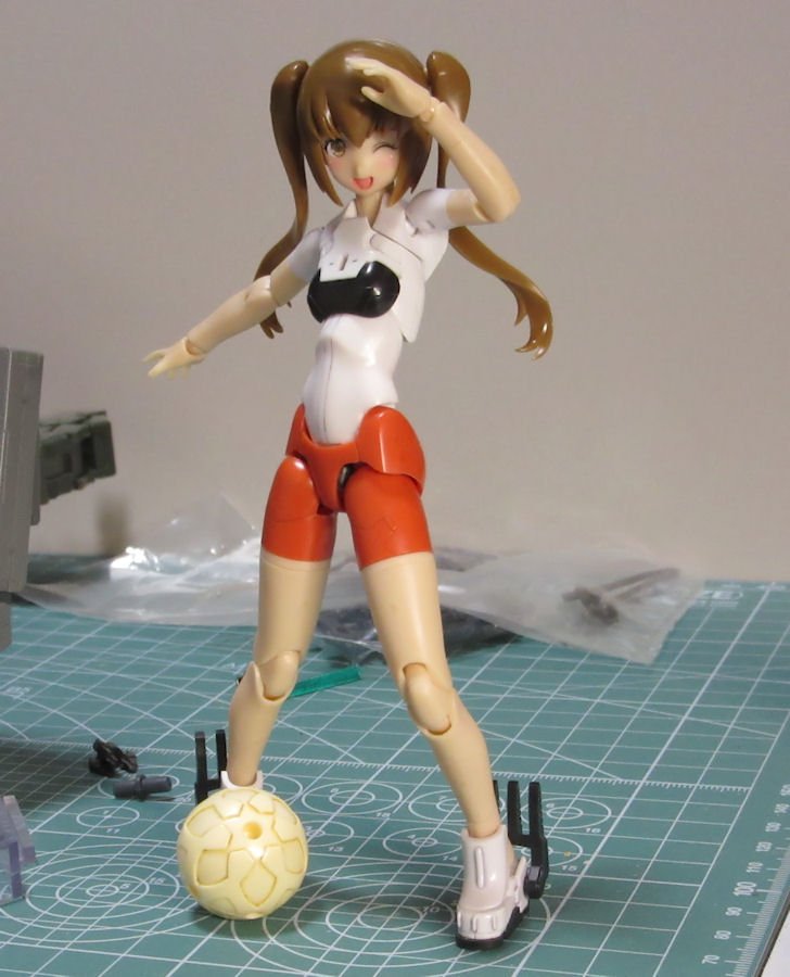 肌色手足使うと涼しげでいいですね
#メガミデバイス