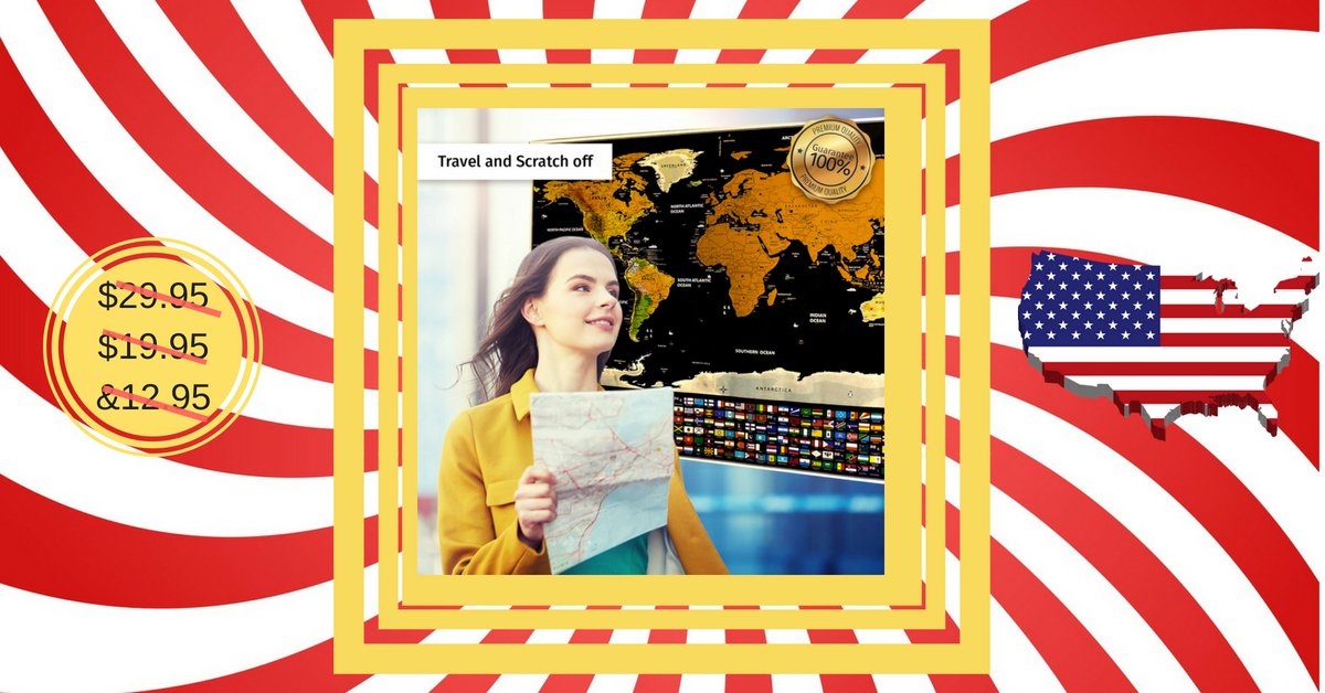 ProDziner's tweet image. #ScratchMaps  - the new age of Maps. Forever changes the way you interact with maps. July 4th Sale - Buy 1 @ 15% off, 2 @ 35% off, 3 or more @ 50% off on a heavily discounted price of $12.95. Use Amazon coupon PRIMESALE50.
dzinerpro.com/scratch-off-wo…