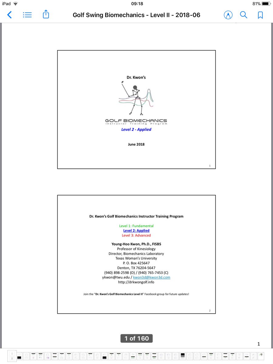 BoswellGolf's tweet image. 680 pages of study for the beginning of me completing my #DrKwon biomechanics certifications starting this weekend coming.

#3Dsystem now purchased, this addition to what I offer as a coach has been on the agenda for 7years and so cannot wait to get started!!

#keepongettinbetter