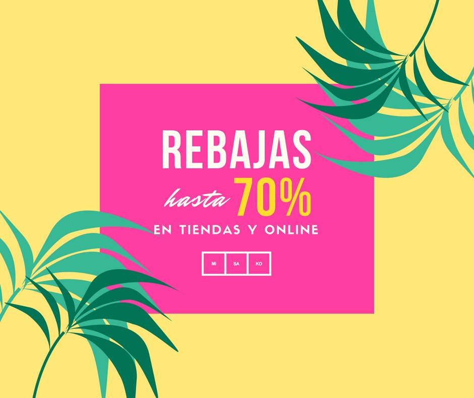 MisakoShop's tweet photo. ¿Te has enterado? ⚡️ En Misako estamos de #REBAJAS, con descuentos de hasta un -70% en tus complementos favoritos: bolsos desde 9€, mochilas desde 12€, monederos desde 4€... ¡no te lo pierdas! Ya en tiendas y en https://t.co/NYbmdpqISS 😉 https://t.co/rzBudTHLoI
