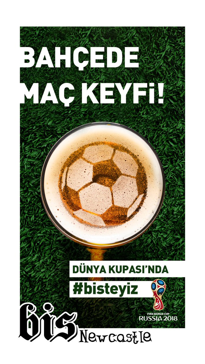 bisbynewcastle's tweet photo. 2018 Dünya Kupası'nın keyfi Bis by Newcastle'da çıkar. #Bisbynewcastle #2018Worldcup #MaçBisteİzlenir #DünyaKupası #BilkentStation #Ankara https://t.co/0xnSgudaoo