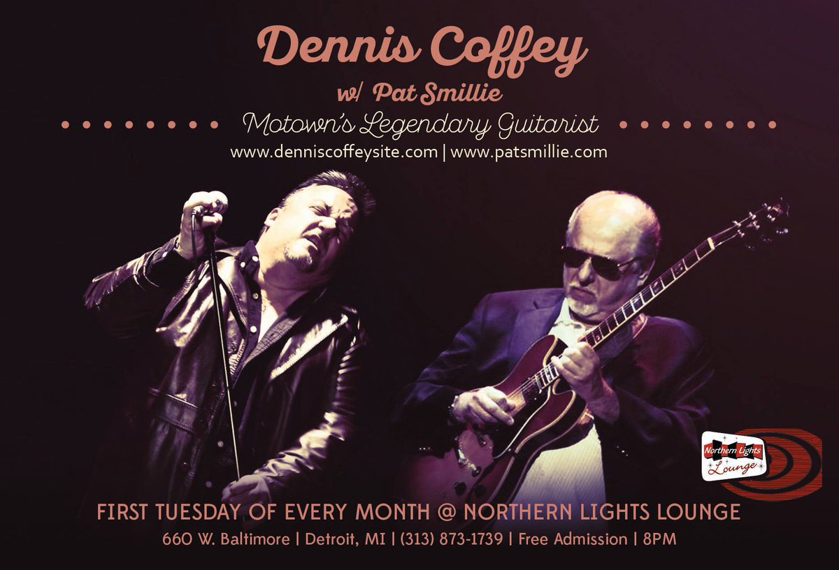 pat_smillie's tweet photo. TONITE - JULY 3rd !!!  @DennisCoffeyDET w/ Pat Smillie at @NLLDetroit  
8pm - 11pm / FREE ADMISSION - PASS IT ON!!!   #firsttuesdayofthemonth https://t.co/gMMO3w9uZM