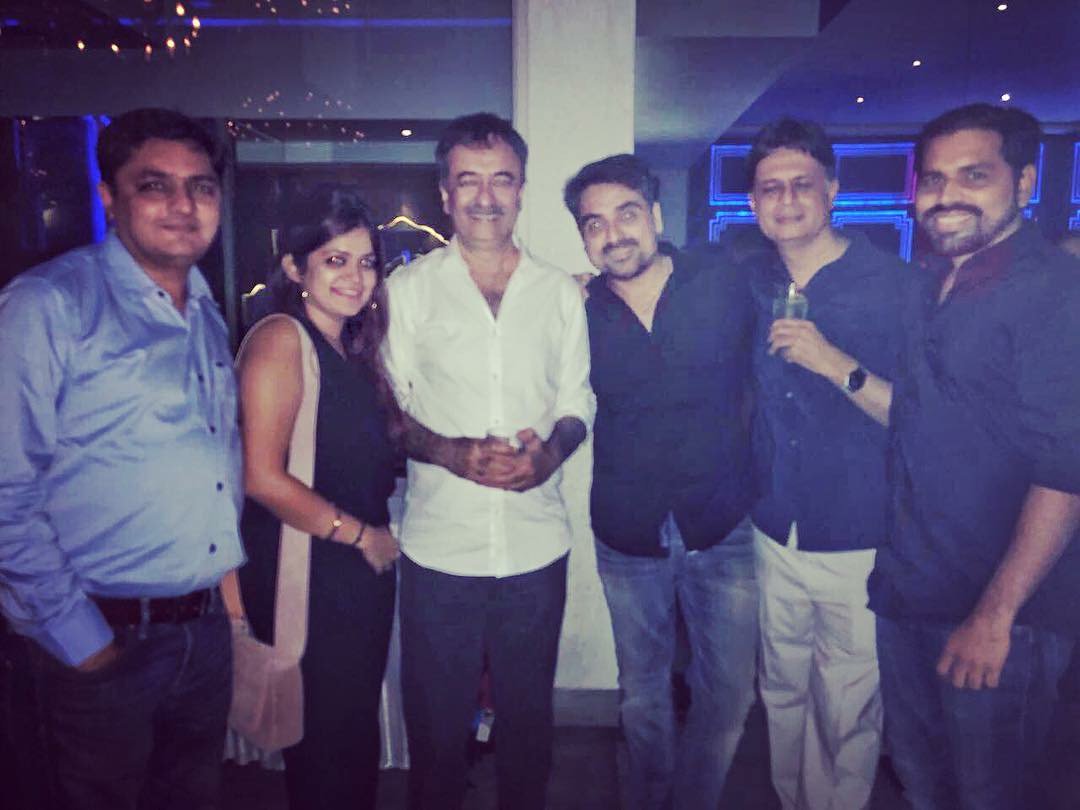 fluiidmask's tweet photo. About Last night❤️ Celbrating #sanju success with the man himself!!
#SanjuMovie @fluiidmask @RajkumarHirani https://t.co/tzWJtqZrGt