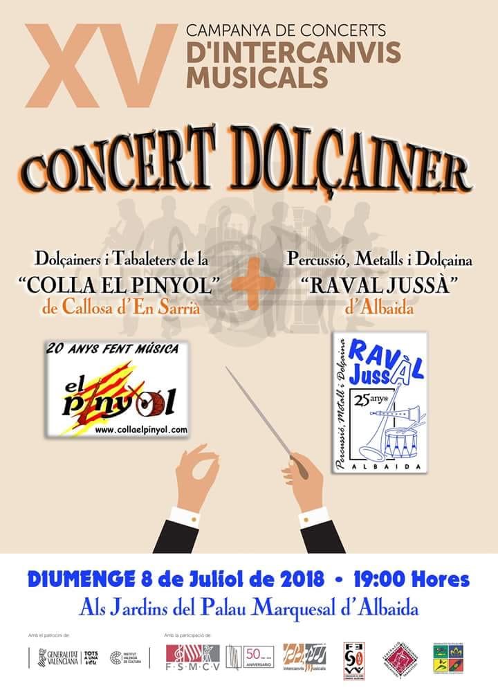 Aquest diumenge i per refrescar un poquet, res millor que gaudir de la música als jardins de Palau Marquesal d’Albaida,
Vos esperem!!