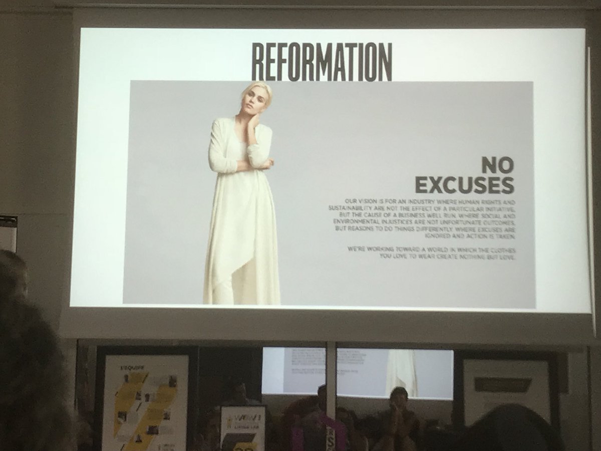 bbilloud's tweet photo. #IDD2018 #IdeasDays #FashionVictimes Prez Mode éthique durable avec @Loom_officiel : comment lutter contre la #FastFashion, la surconsommation de l’industrie de la mode ? Produire c’est polluer : 140 mds de vêtements produits / an avec prévision d’augmentation de +30% https://t.co/Dc2tcDVc76