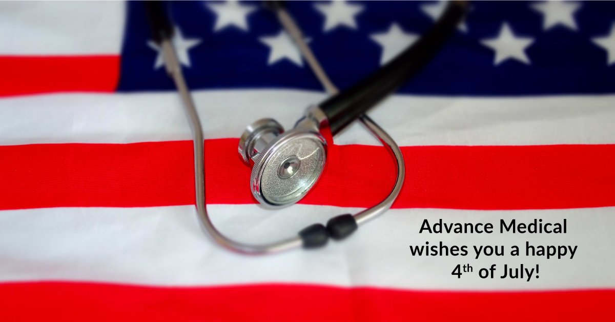 Happy 4th of July!

Advance Medical wishes you a happy and safe holiday tomorrow!

bit.ly/2KHU0rO