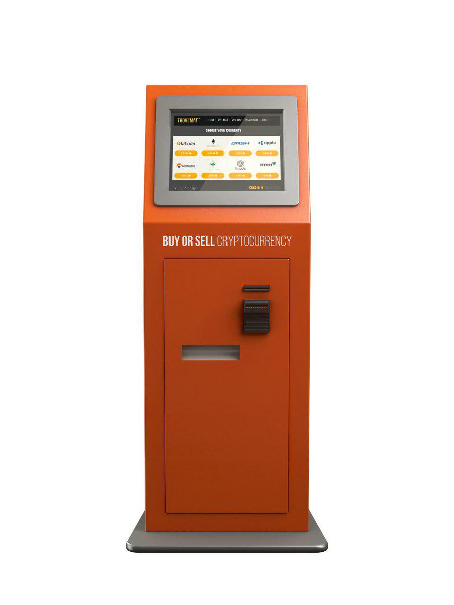 trovemat's tweet photo. 2. 1. Trovemat T2 (Cash-in / Cash-out)
Cash-in and cash-out cryptocurrency ATM. 
Banknotes capacity is 900 notes for cash-in and 2000 notes for cash-out. Cash-out dispenser supports 2 types of notes. https://t.co/0j51wpl92v