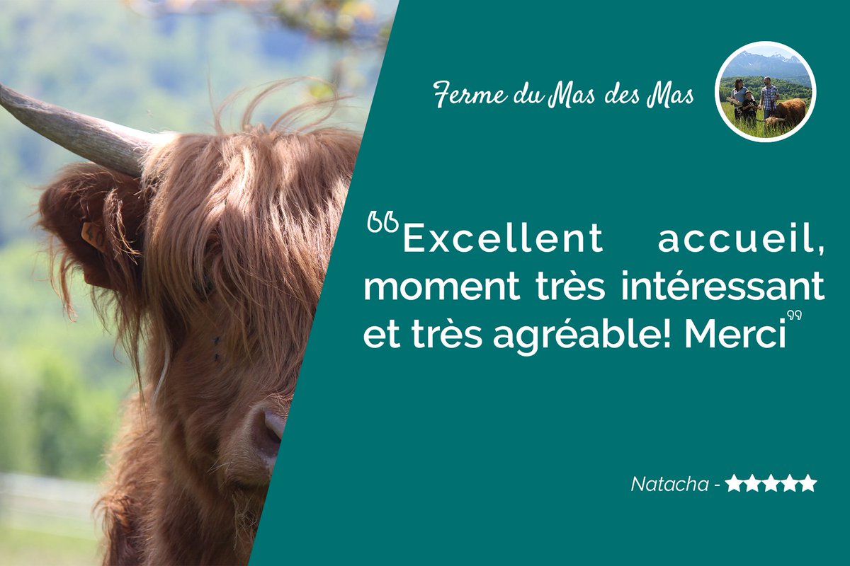 [Vivons le Terroir] Comme Natacha, partagez nous vos expériences de Terroir ! 🐐
Et si vous souhaitez rendre visite à la ferme du Mas des Mas, c'est ici : bit.ly/MasDesMas