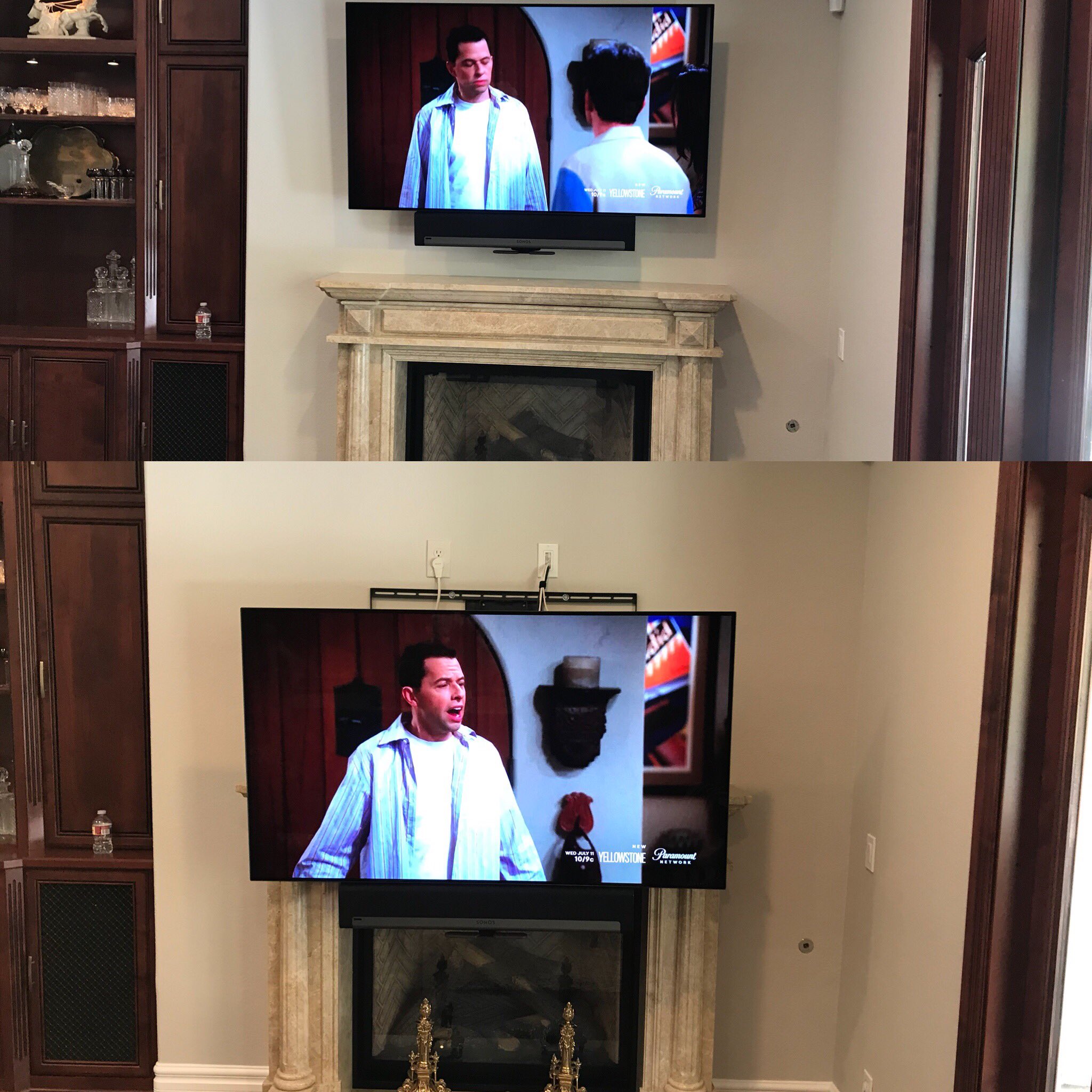 Sommetider fordøjelse Stramme Wil Vitela on Twitter: "TV too high over the fireplace? Have us install a  pull down TV mount #HomeTechnologyExpert #WilVitela #TV #HomeTheater  https://t.co/ArklQNxMcT" / Twitter