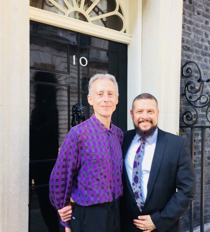 ShaunDellenty's tweet image. Wonderful to hear the work of the courageous @PeterTatchell being honoured by the @theresa_may tonight at Downing Street. About time too. #PrideinLondon #lgbt #HumanRights #prideheroes