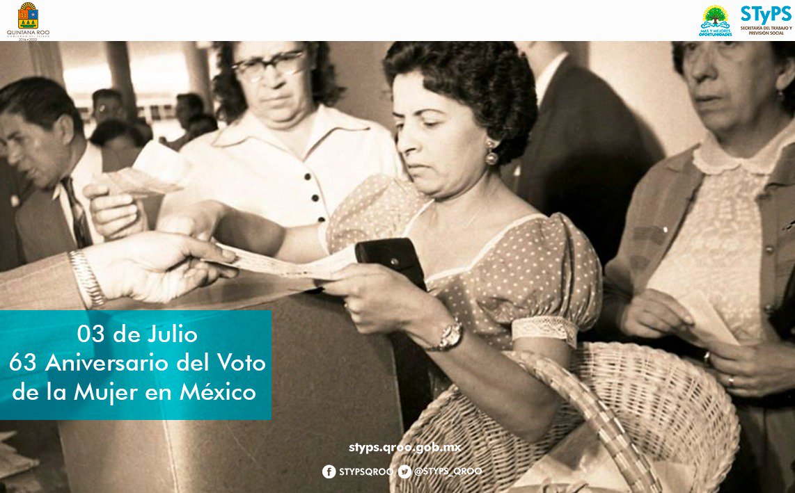 63 Aniversario del Voto de la Mujer en México 🇲🇽