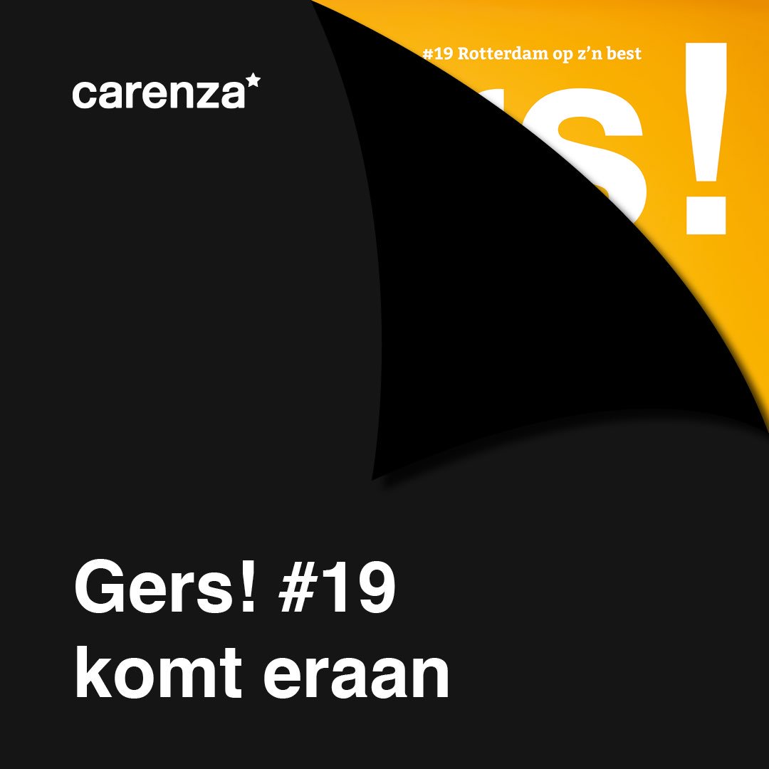 carenza's tweet photo. @gersmagazine 19 komt er aan. Vandaag hebben wij de #vormgeving naar @VeenmanPlus gestuurd! #gers #rotterdam #magazine https://t.co/IDon07DmqZ