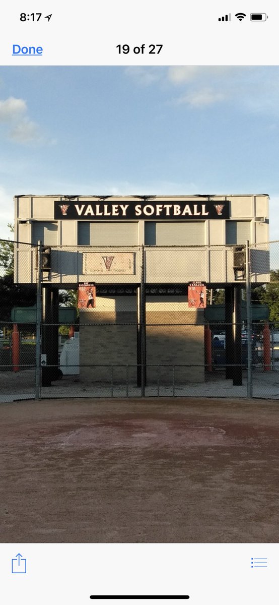 Thank you <a href="/VHSTigerSB/">Coach Bakey</a> for the opportunity to upgrade your facilities with new entrance panels, windscreen and press box panels!