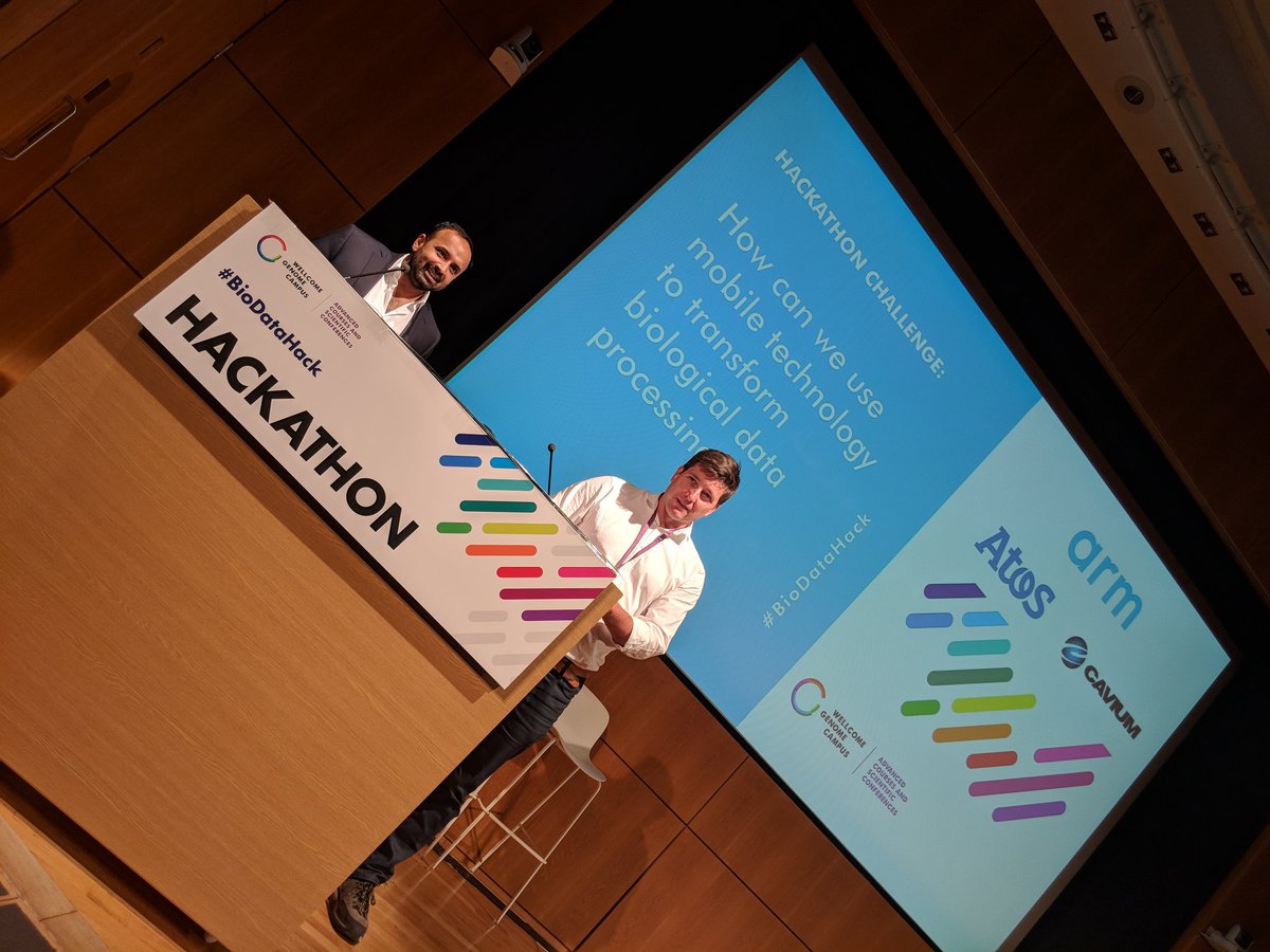 SumitJamuar's tweet photo. Congrats #GoGut for winning #Biodatahack @Arm @Atos challenge today @wellcomegenome. Great work by #SuperSpreader #Nonjitos teams - very impressed with how teams built #ApplicationsOfFuture on @Arm #mobilechip. Absolute pleasure to listen to pitches &amp; honoured to judge! https://t.co/Y6ldKy3rMt