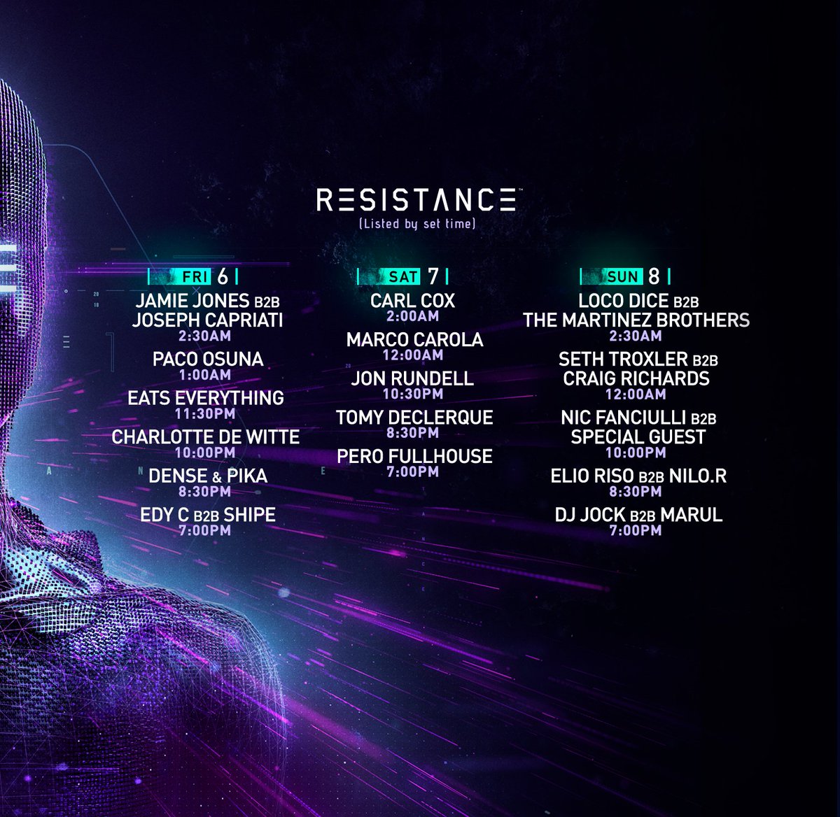 UltraEurope's tweet photo. Set times for Ultra Europe 2018 are available now!!

Don’t forget to create your schedules in the Ultra Worldwide app! https://t.co/q7fBaaL2tC